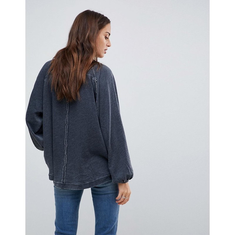 フリーピープル レディース トップス【Free People Acadia Relaxed Henley Top】Black フリーピープル レディース トップス【Free People Acadia Relaxed Henley Top】Black