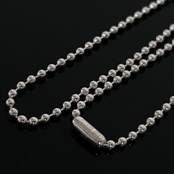 【最終値下げ】クロムハーツ 純正ボールチェーン 47cm ネックレス Qoo10] クロムハーツ 【正規品取扱店】 クロムハーツ CHRO