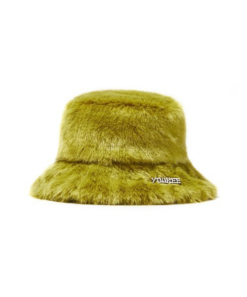 YOUHEE 5COLORS YOUHEE FUR BUCKET HAT YHHTDD002BK
