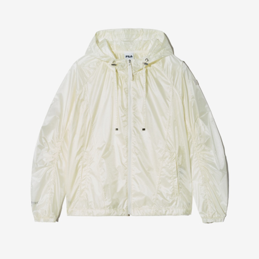 FILA 女性用パーテックスフード付きウィンドブレーカー (FS2JKH2155FCRM) FILA 女性用パーテックスフード付きウィンドブレーカー (FS2JKH2155FCRM)