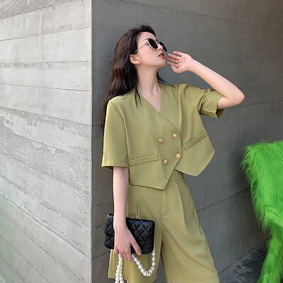 格安安い 22サマーシンブレストスモールスーツジャ : レディース服 安い正規品