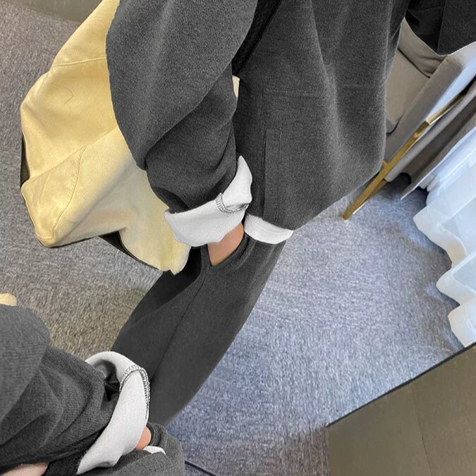 トップス ボトムス セットアップ パーカー トレーナー ワイドパンツ ストレートパンツ 袖あり 長袖 ストレート ワイド Iライン フード付き かわいい 大人可愛い きれいめ シンプル カジュアル