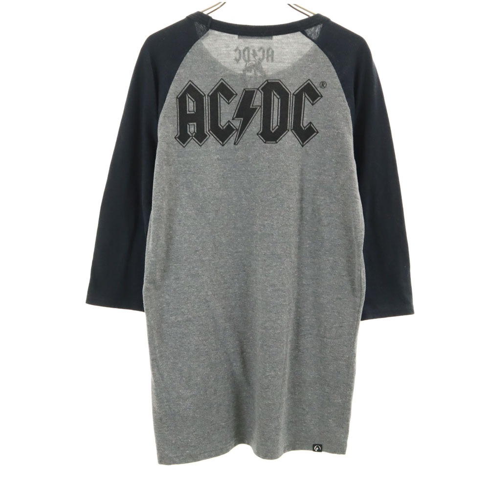 日本製 7分袖 ラグラン Tシャツ F グレー系 ロンT レディース