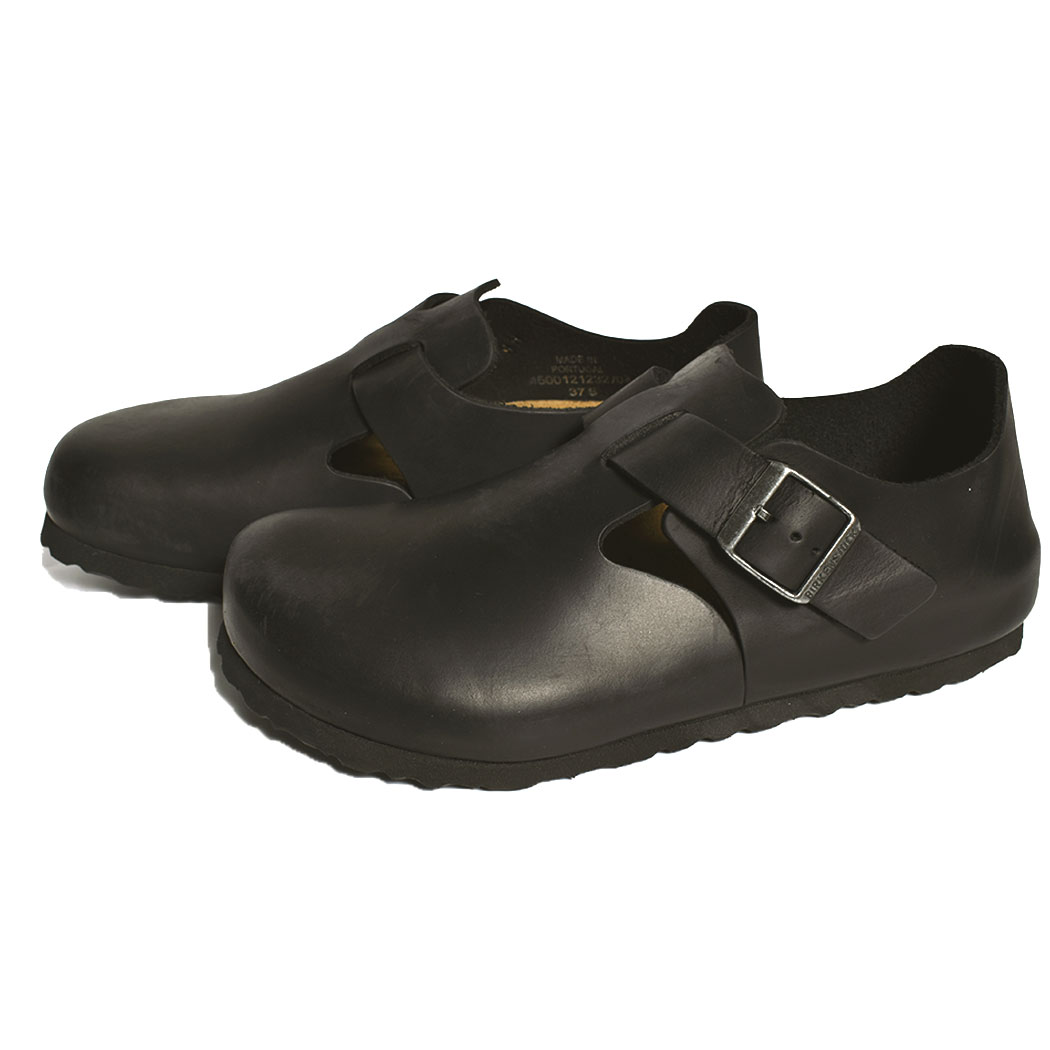 BIRKENSTOCK LONDON Oiled Leather ( NARROW FIT ) BLACK ビルケンシュトック ロンドン