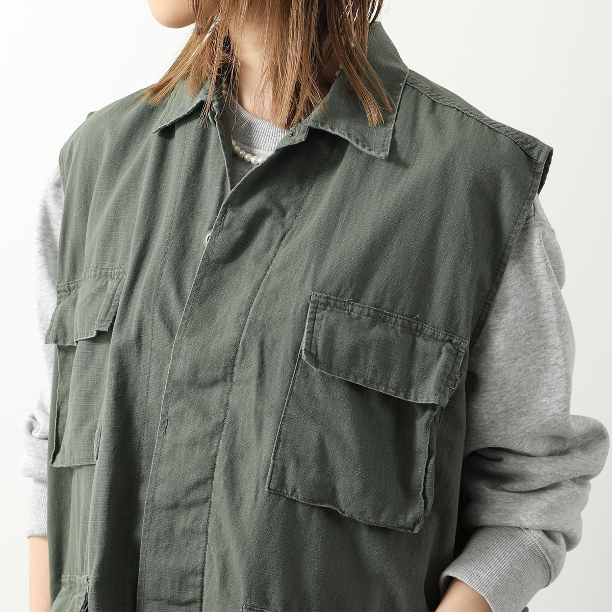 ROTHCO ロスコ ベスト BDSH NOSLEEVE レディース コットン ジレ ノースリーブ ミリタリー ヴィンテージ加工 カラー2色 【mega】