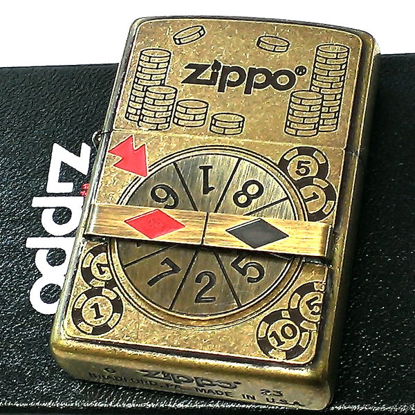 Qoo10] ジッポー ZIPPO ライター ルーレット 回転メ