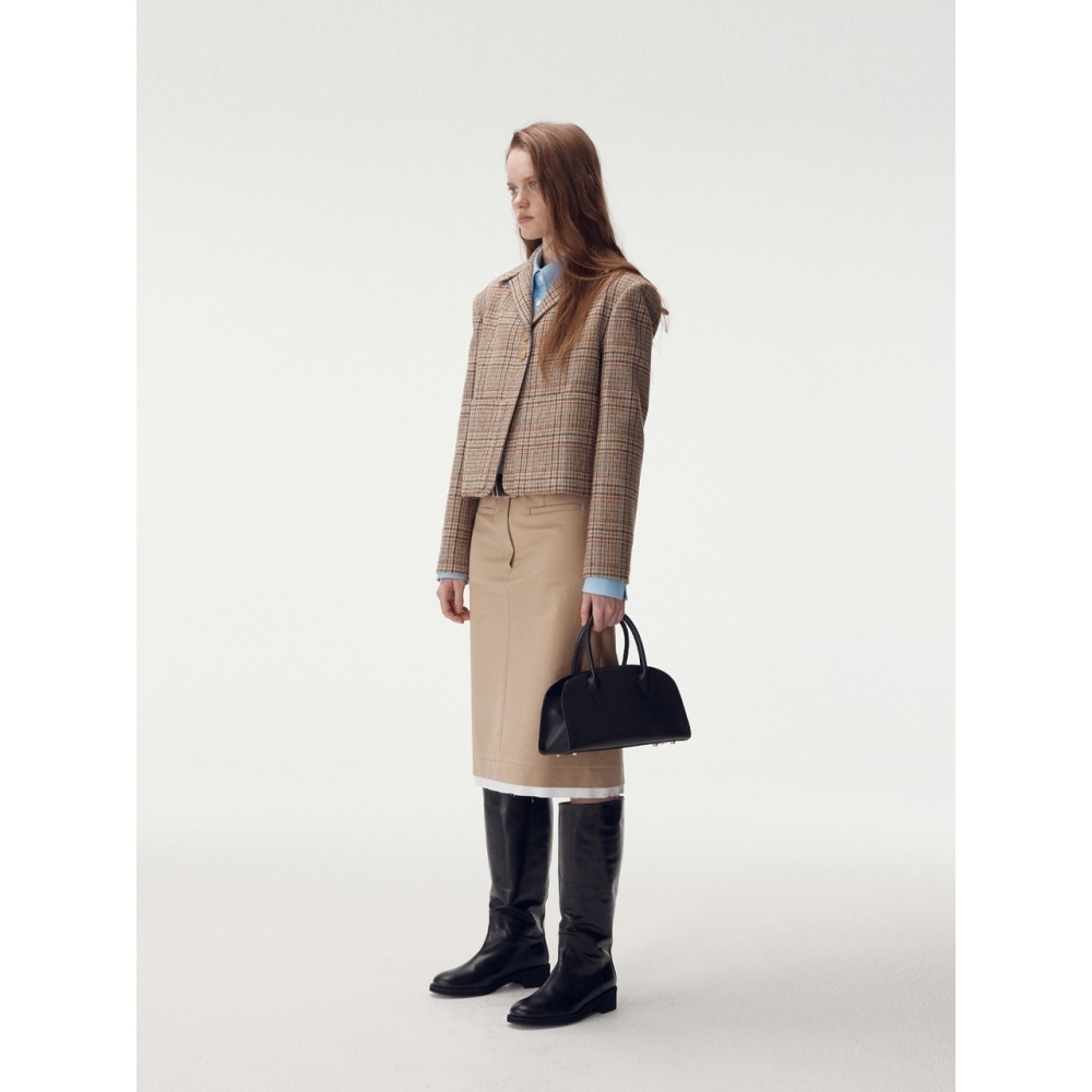 FENDI】2020ss シアー パネル切替 デザイン ギャバジン ジャケット