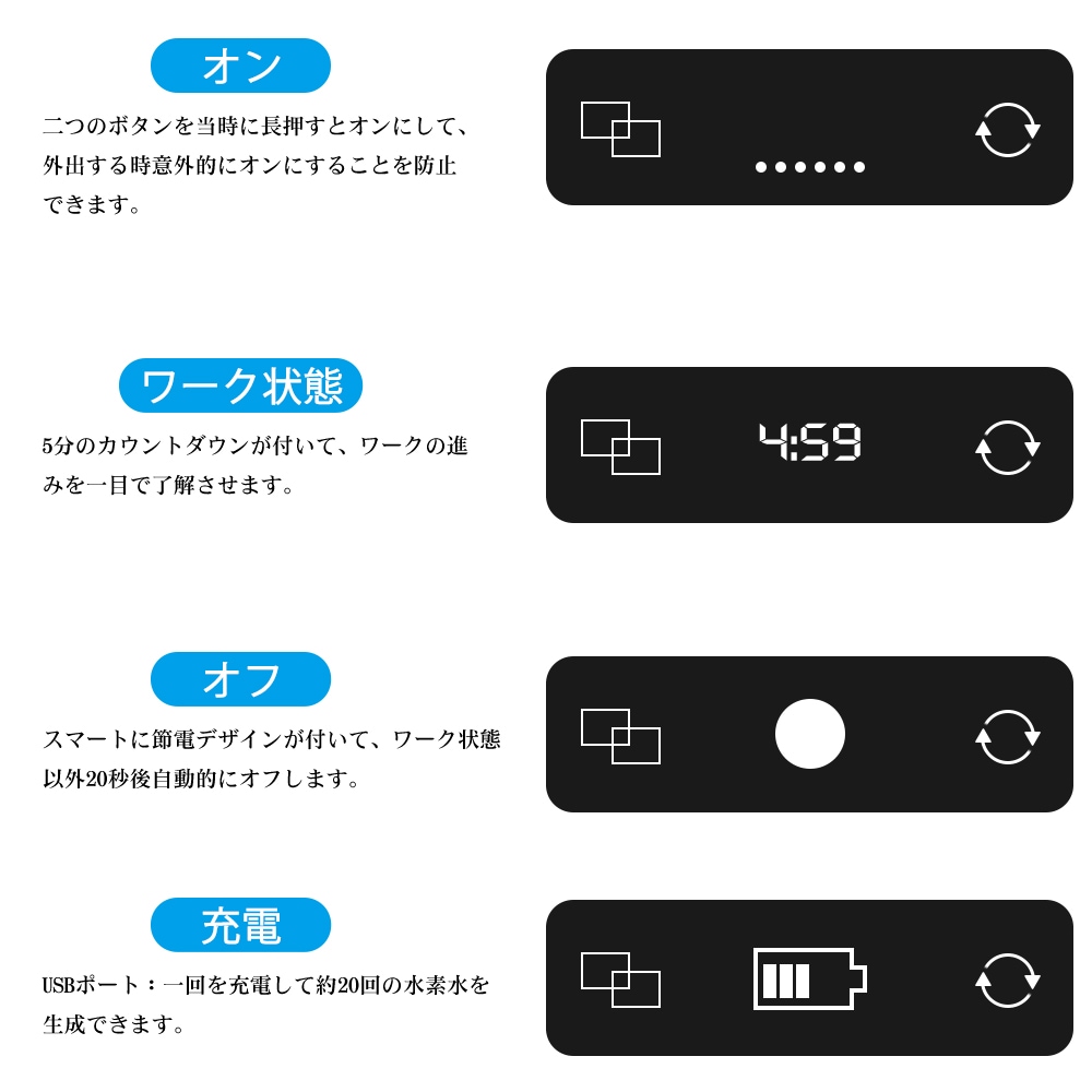 人気セール 品質保証 父の日水素水生成器 家電 高濃度水素水生成器