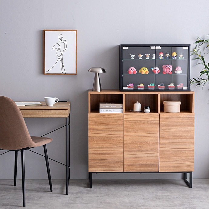 卓上 コレクションケース 60x40cm ガラス扉 ショーケース