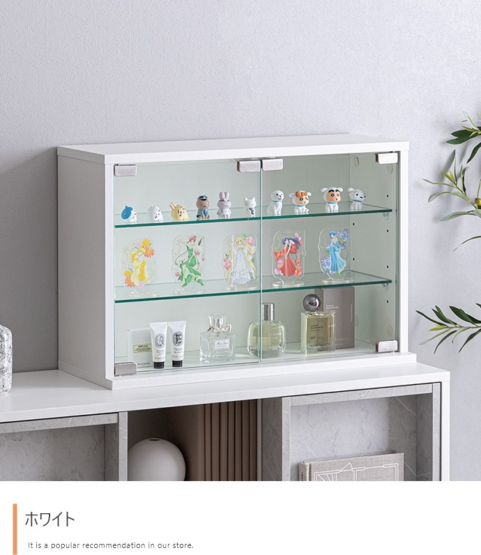 卓上 コレクションケース 60x40cm ガラス扉 ショーケース