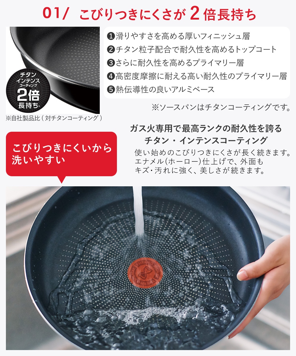 T-fal インジニオネオ ハードチタニウム セット9 L43891 ( 9点セット ) T-fal インジニオネオ ハードチタニウム セット9 L43891 ( 9点セット )