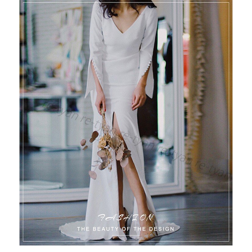 ビーチウェディングドレス 花嫁 二次会 パーティードレス フォトウエディング ビーチフォト フィッシュテール お呼ばれフォーマル ブライダル 前撮り用 後撮り ビーチウェディングドレス 花嫁 二次会 パーティードレス フォトウエディング ビーチフォト フィッシュテール お呼ばれフォーマル ブライダル 前撮り用 後撮り