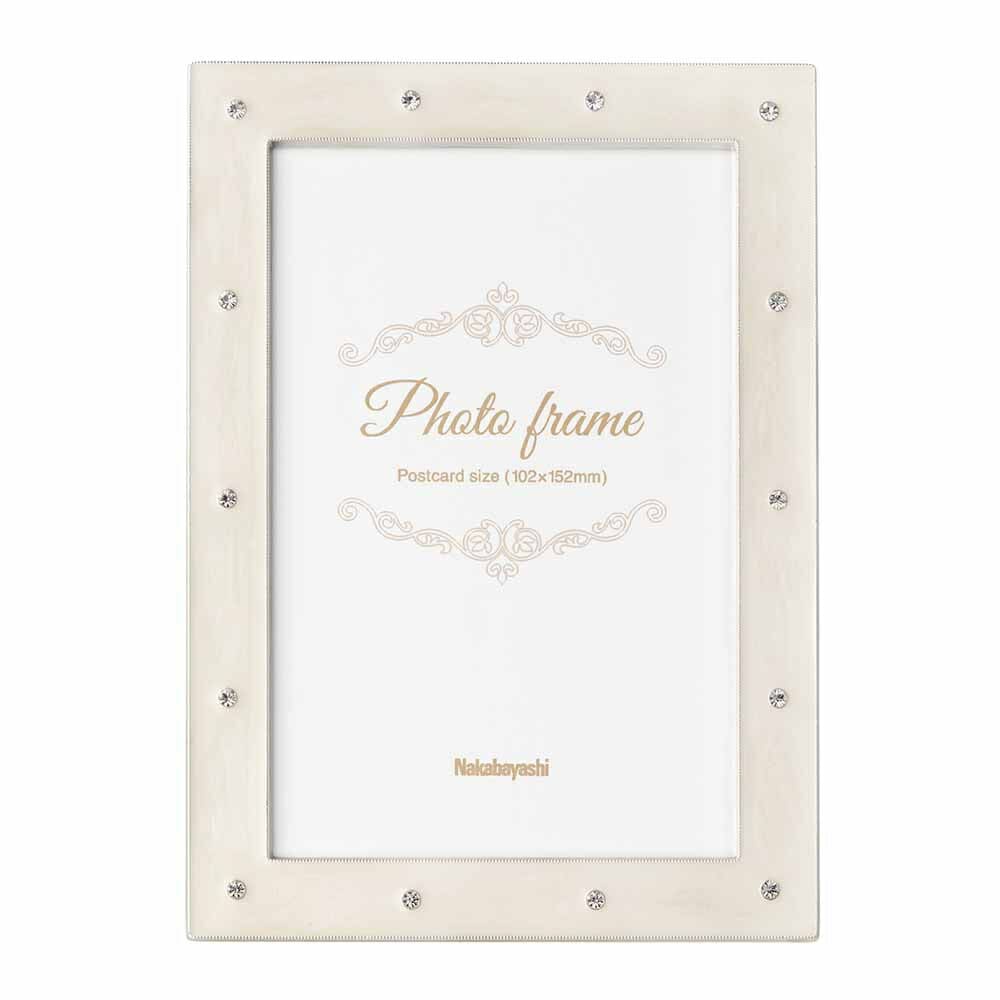 （まとめ買い）合金フレーム フォトフレーム シンプル KG ホワイト F-TA-108-KG-W [x3]