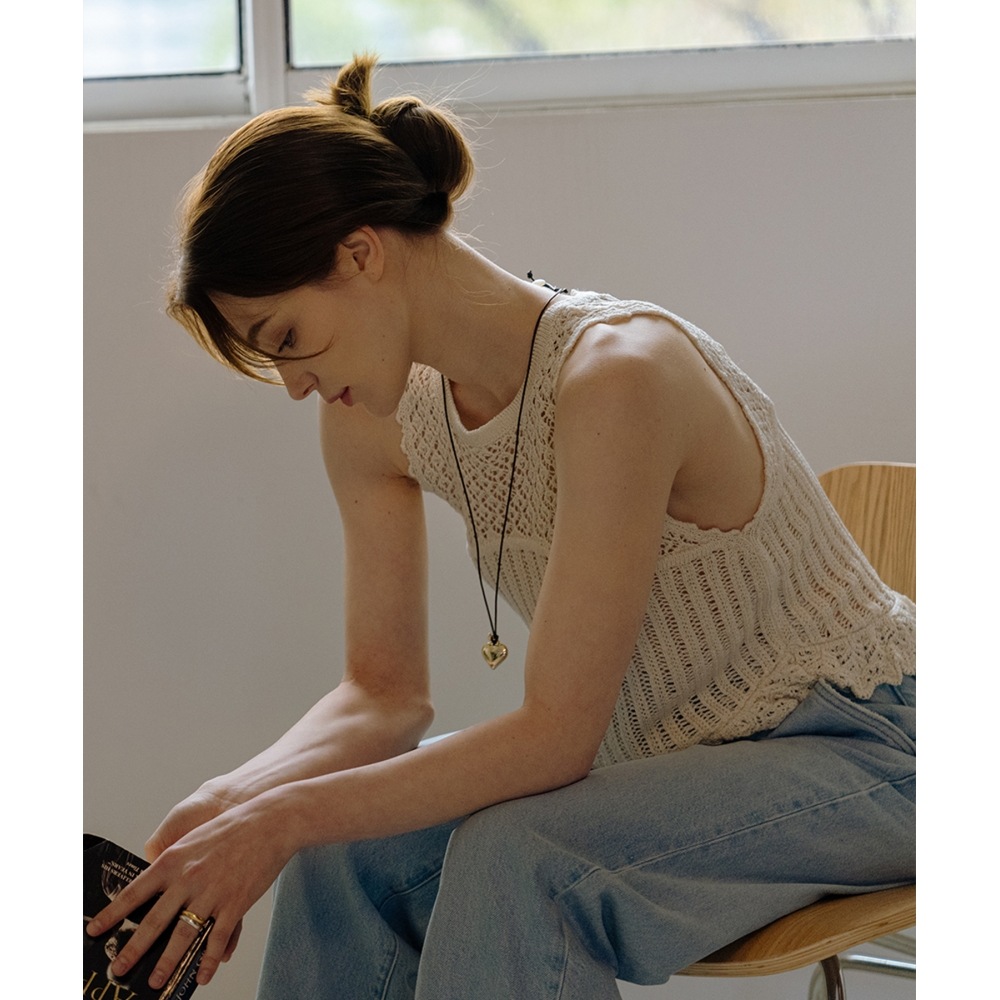 HAS HA049 ボリュームハートロングネックレス シルバーオー HAS HA049 ボリュームハートロングネックレス シルバーオー