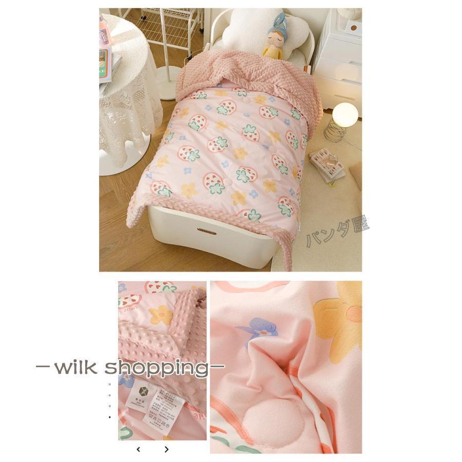 掛け布団 肌掛布団 子供用 掛けふとん マイクロファイバー フランネル 掛布団 子供 キッズ 寝具 掛けぶとん 可愛い カバー不要 丸洗いok 秋と冬用 120x150cmおすすめ商品