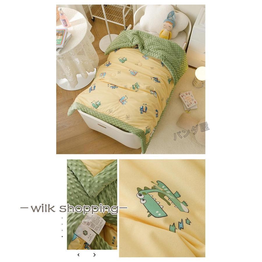 掛け布団 肌掛布団 子供用 掛けふとん マイクロファイバー フランネル 掛布団 子供 キッズ 寝具 掛けぶとん 可愛い カバー不要 丸洗いok 秋と冬用 120x150cmおすすめ商品