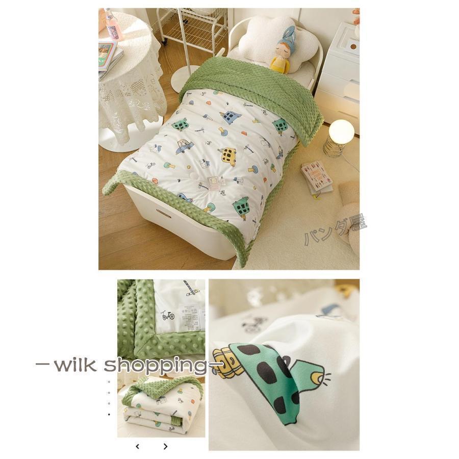 掛け布団 肌掛布団 子供用 掛けふとん マイクロファイバー フランネル 掛布団 子供 キッズ 寝具 掛けぶとん 可愛い カバー不要 丸洗いok 秋と冬用 120x150cmおすすめ商品