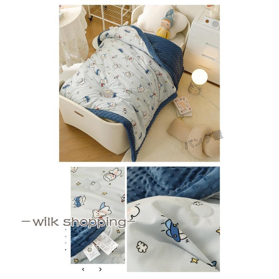 掛け布団 肌掛布団 子供用 掛けふとん マイクロファイバー フランネル 掛布団 子供 キッズ 寝具 掛けぶとん 可愛い カバー不要 丸洗いok 秋と冬用 120x150cmおすすめ商品