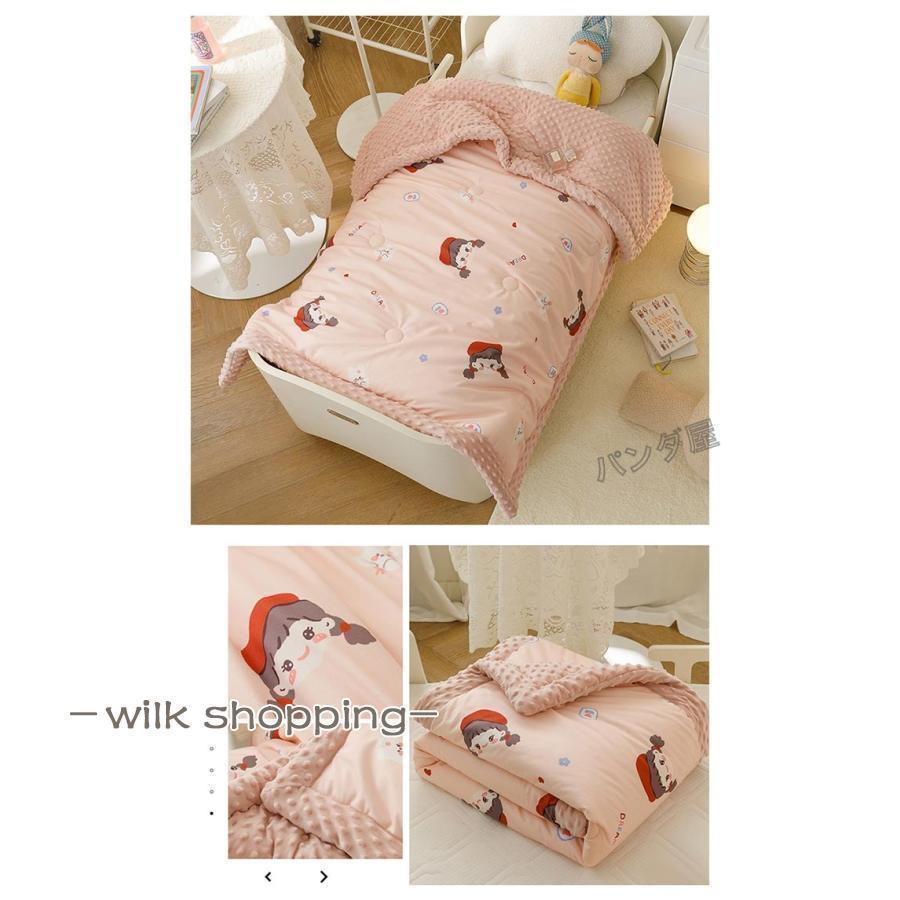 掛け布団 肌掛布団 子供用 掛けふとん マイクロファイバー フランネル 掛布団 子供 キッズ 寝具 掛けぶとん 可愛い カバー不要 丸洗いok 秋と冬用 120x150cmおすすめ商品
