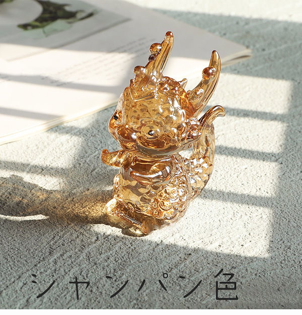 Qoo10] 龍 置物 クリスタル 透明 かわいい 辰