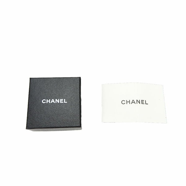 中古 シャネル ココマーク ピアス アクセサリー メッキ CHANEL ゴールド パープル系 ストーン スイング 小物 B11A 箱  Accessories Earrings Coco Gold【中古