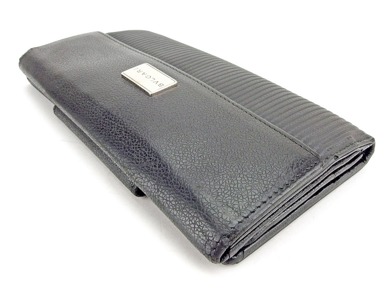 BVLGARI ミレリゲ三つ折り長財布『超美品』 長財布 財布 Wホック 三つ折り