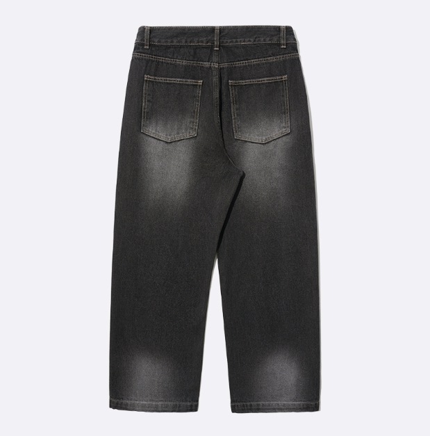 [JEMUT]★VAPOUR WIDE BALLOON DENIM PANTS JEMUT] Vapour Wide Balloon Denim Pants