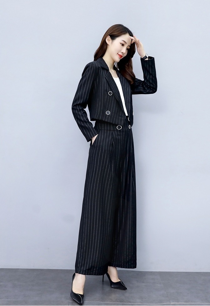ジャケット パンツ ボトムス セットアップ レディース 上下セット ストレートパンツ ワイドパンツ 長袖 Vネック 襟付き ワイド ストレート ポケット ハイウエスト きれいめ シンプル 上品