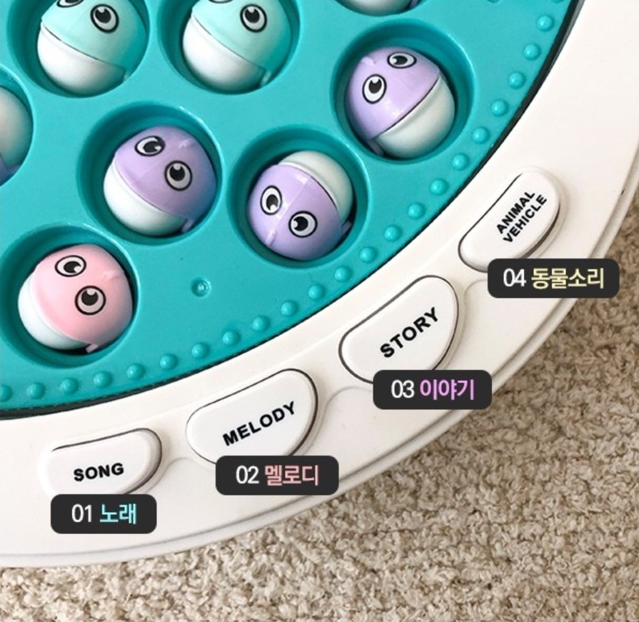 ぐるぐるぐるいカバ釣り遊び子供の家の赤ちゃん幼児マグネット魚のおもちゃ