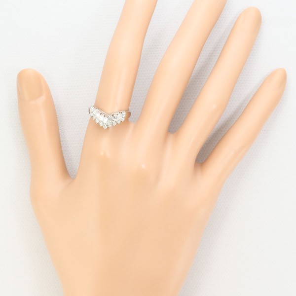 PT900 プラチナ リング 指輪 12.5号 ダイヤ 0.50 ジュエリー 中古 PT900 プラチナ リング 指輪 12.5号 ダイヤ 0.50 ジュエリー 中古