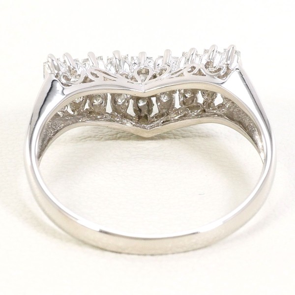 PT900 プラチナ リング 指輪 12.5号 ダイヤ 0.50 ジュエリー 中古 PT900 プラチナ リング 指輪 12.5号 ダイヤ 0.50 ジュエリー 中古