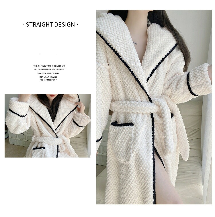 バスローブ ナイトローブ パジャマ レディース 冬 オシャレ きれいめ 帽付 長袖 フランネル 裏起毛 厚手 防寒 ルームウエア 部屋着 寝巻き レディースルームウエア INS 新作 上品 ルームウエ バスローブ ナイトローブ パジャマ レディース 冬 オシャレ きれいめ 帽付 長袖 フランネル 裏起毛 厚手 防寒 ルームウエア 部屋着 寝巻き レディースルームウエア INS 新作 上品 ルームウエ