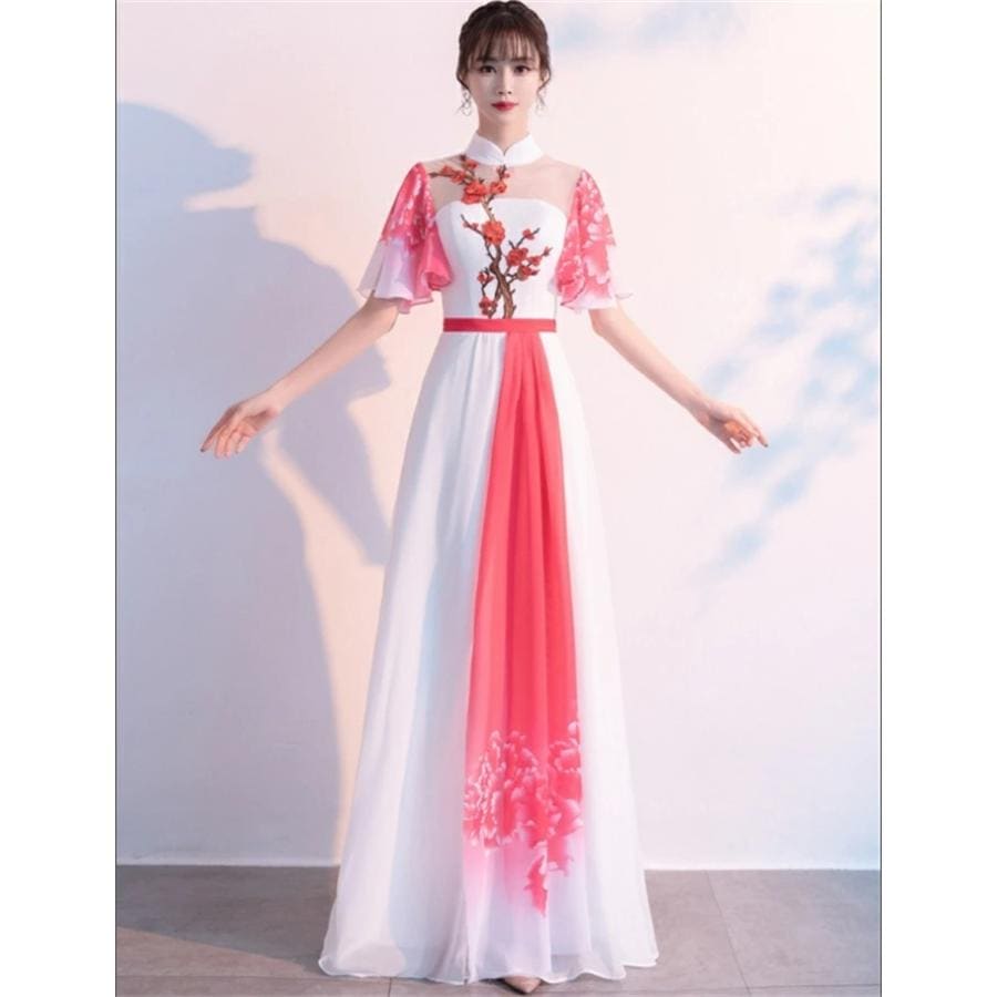 【tink】(出荷が迅速である)古典舞踊 ダンス衣装 レディース ロング丈ワンピース 中華風ワンピース 古典ダンス 舞台衣装 ダンスウェア 民族風 チャイナダンス 表演服 【tink】(出荷が迅速である)古典舞踊 ダンス衣装 レディース ロング丈ワンピース 中華風ワンピース 古典ダンス 舞台衣装 ダンスウェア 民族風 チャイナダンス 表演服