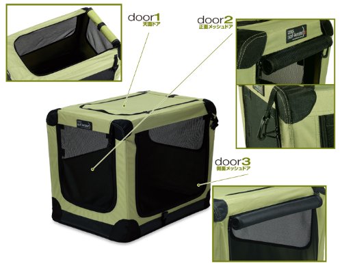 ファーストラックス (FIRSTRAX) ソフクレート n2 XXL サイズ ペット用クレート初の防災製品等推奨品の認証 コンパクトで簡単に組み立て ペットの抜け毛が周りに飛び散らない細かいメッシュを ファーストラックス (FIRSTRAX) ソフクレート n2 XXL サイズ ペット用クレート初の防災製品等推奨品の認証 コンパクトで簡単に組み立て ペットの抜け毛が周りに飛び散らない細かいメッシュを