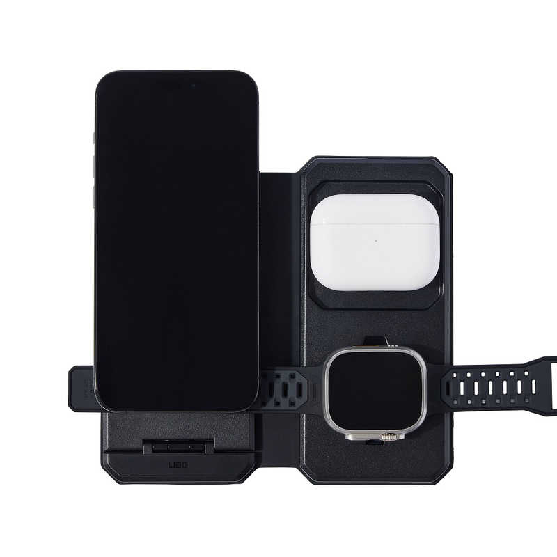 UAG 製 SRGE 3-IN-1 TRAVEL + DESKTOP CHARGER UAG-WTP-01 UAG 製 SRGE 3-IN-1 TRAVEL + DESKTOP CHARGER UAG-WTP-01