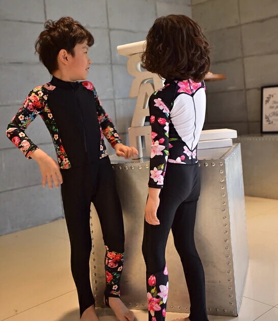 水着 新作 子供 キッズ ラッシュガード 水着 男の子 女の子 クラゲ対策 日焼け対策 海外セレブ 愛用リゾート ビーチ 繋ぎ