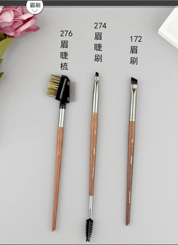 天然木のアイメイクブラシ,プロのセット,クリーミー,ハイライター,アイシャドウ,唇,実用的