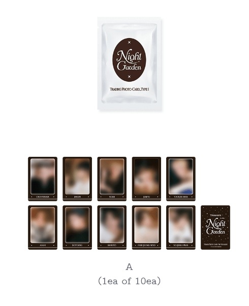 TREASURE night garden trading photo card ⚠️最終値下げ⚠️《即日