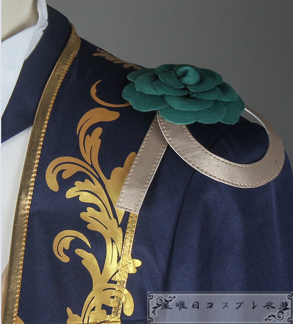 ES あんさんぶるスターズ フィーチャースカウト 弓弦編 才能開花後 ディープブルーヴァレット 伏見弓弦 MV衣装 コスプレ衣装 コスチューム