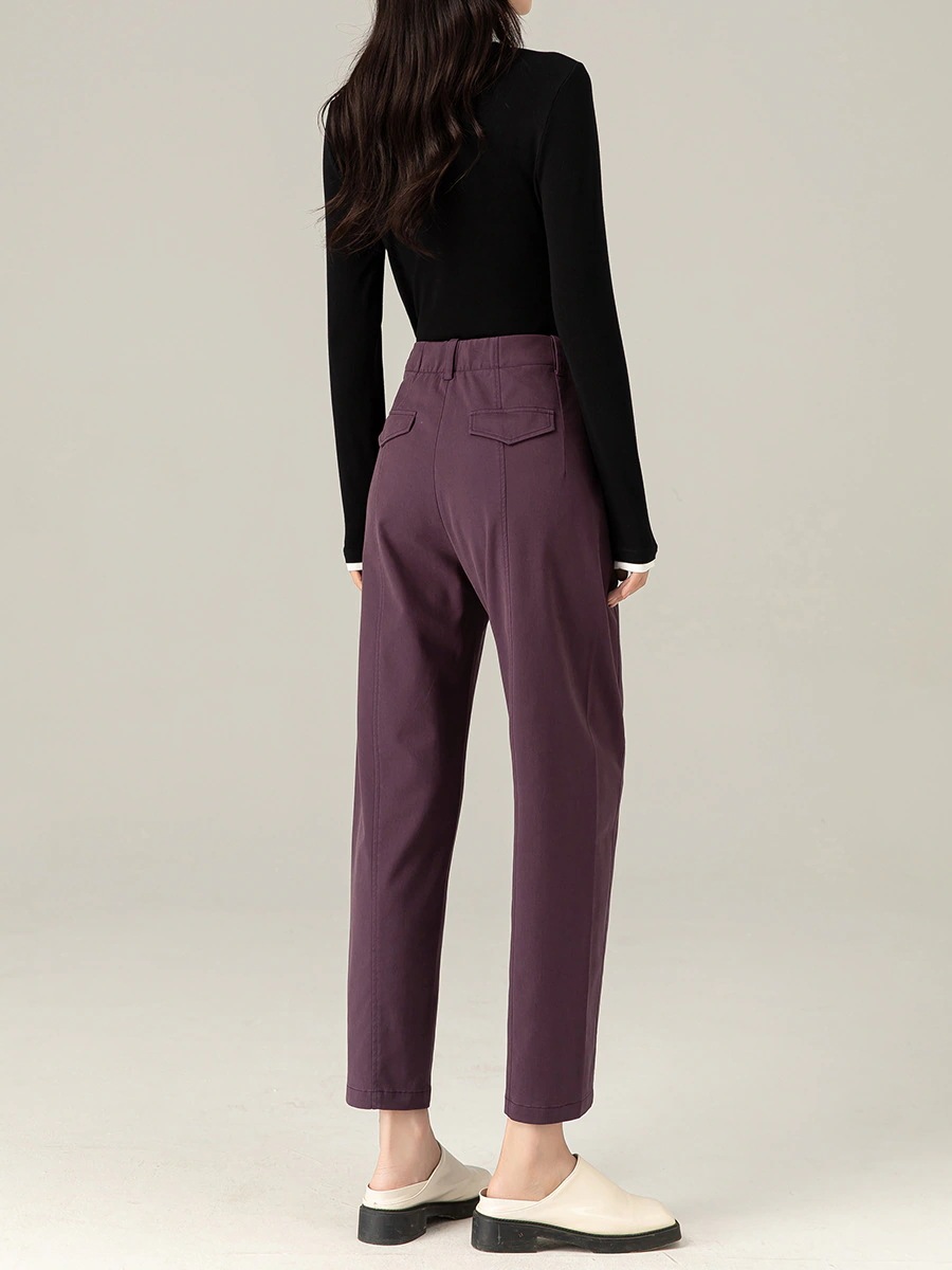 韓国レディーススラックスパンツ早秋新痩せて見えるハーレムズボンバナナズボン大きいサイズ 通勤テーパードパンツ 韓国レディーススラックスパンツ早秋新痩せて見えるハーレムズボンバナナズボン大きいサイズ 通勤テーパードパンツ