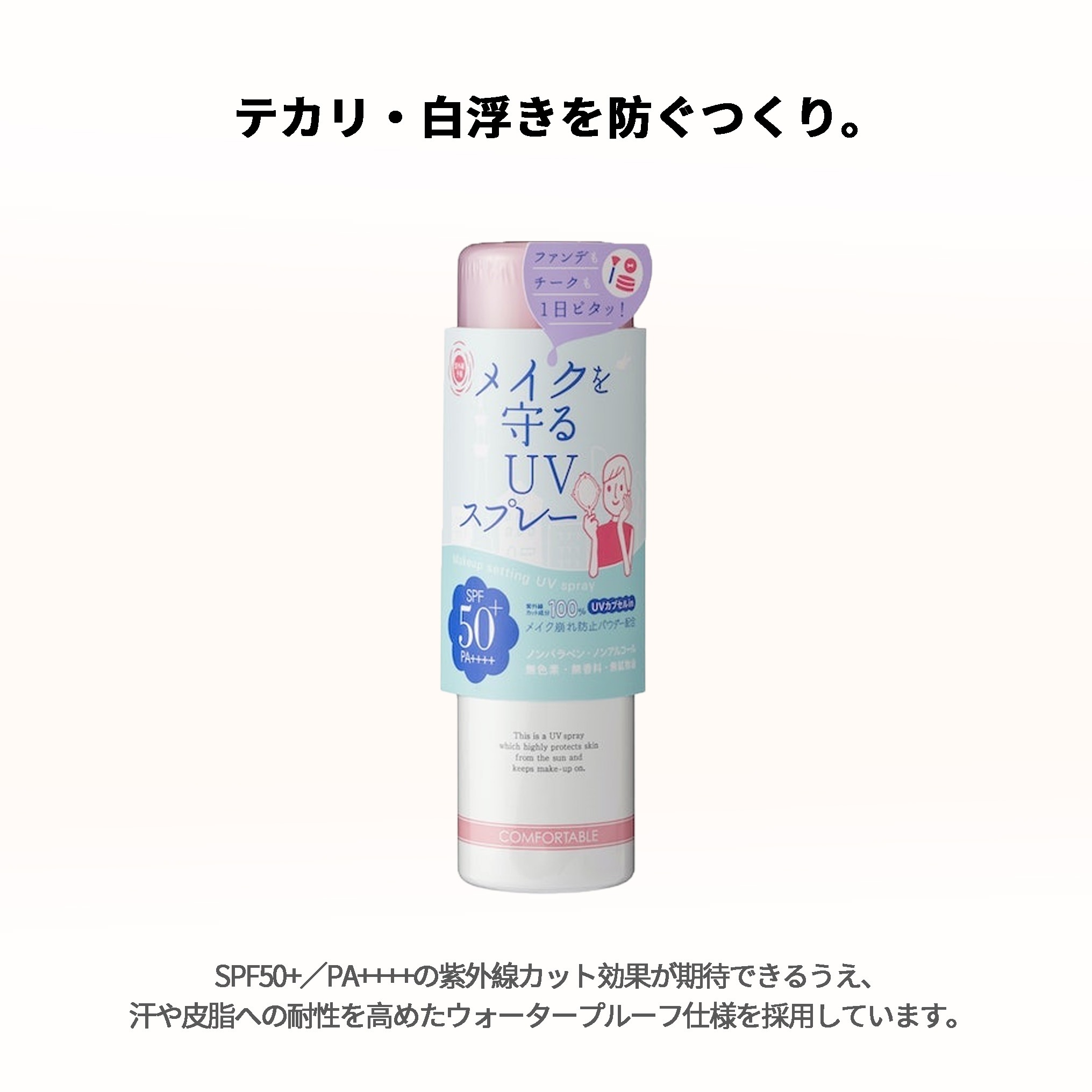 Qoo10] 石澤研究所 紫外線予報 メイクを守るUVスプレー 6