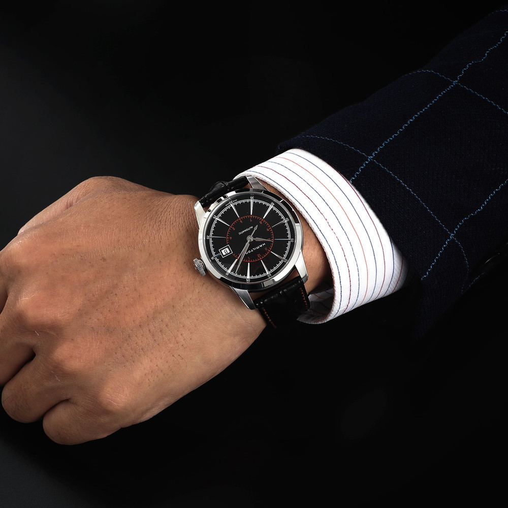 【腕時計】 HAMILTON(ハミルトン) RailRoad / レイルロード メンズ ブラック 自動巻 H40555731 時計 ブランド 【腕時計】 HAMILTON(ハミルトン) RailRoad / レイルロード メンズ ブラック 自動巻 H40555731 時計 ブランド