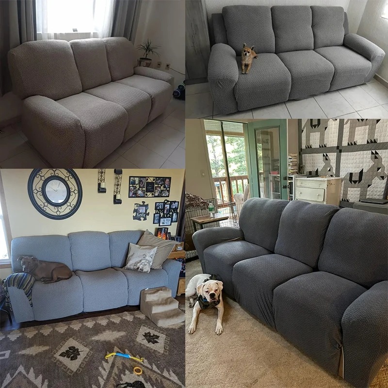 納期21日：リクライニングソファ用の伸縮性カバー,ソファの上のアームチェアとチェアカバー,1人乗り,2人掛け,3人用