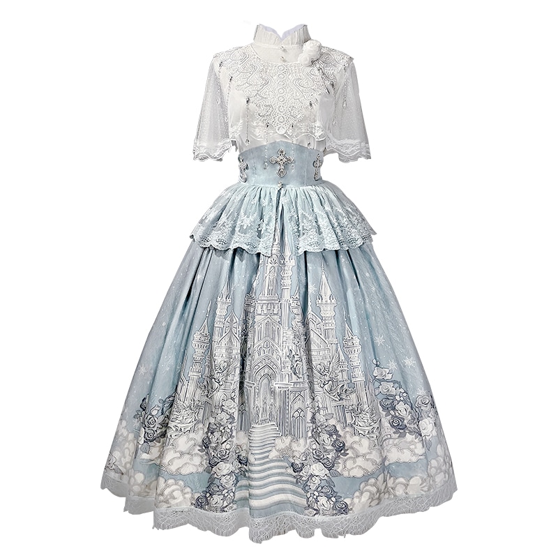 正規品デザイン雪国夢ランドlolitaエレガントクラブワンピースロリータ洋服レディース