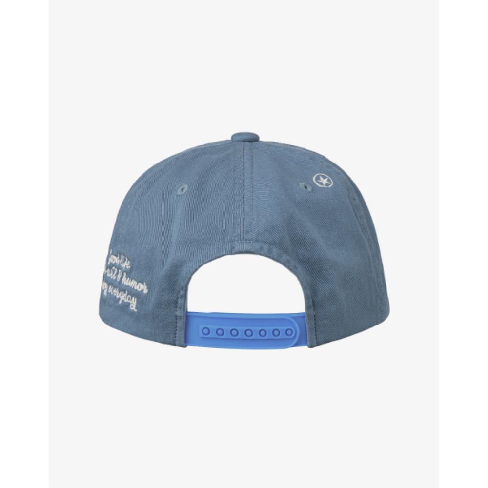 AEAE WASHED CAPITAL LOGO CAP AQUA BLUE AE45SUCA001ABL
