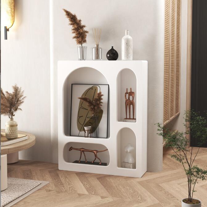 北欧風　本棚　リビングルーム玄関キャビネットins風寝室装飾インテリア　シンプル収納家具　取付不要