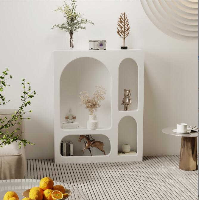 北欧風　本棚　リビングルーム玄関キャビネットins風寝室装飾インテリア　シンプル収納家具　取付不要