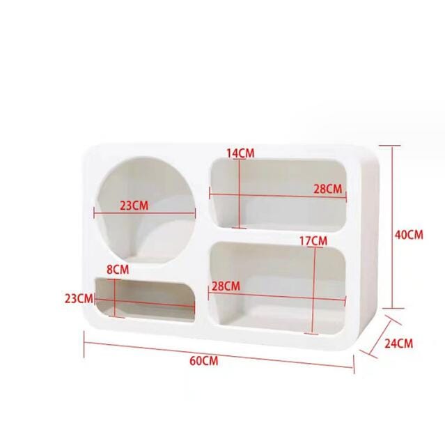 北欧風　本棚　リビングルーム玄関キャビネットins風寝室装飾インテリア　シンプル収納家具　取付不要