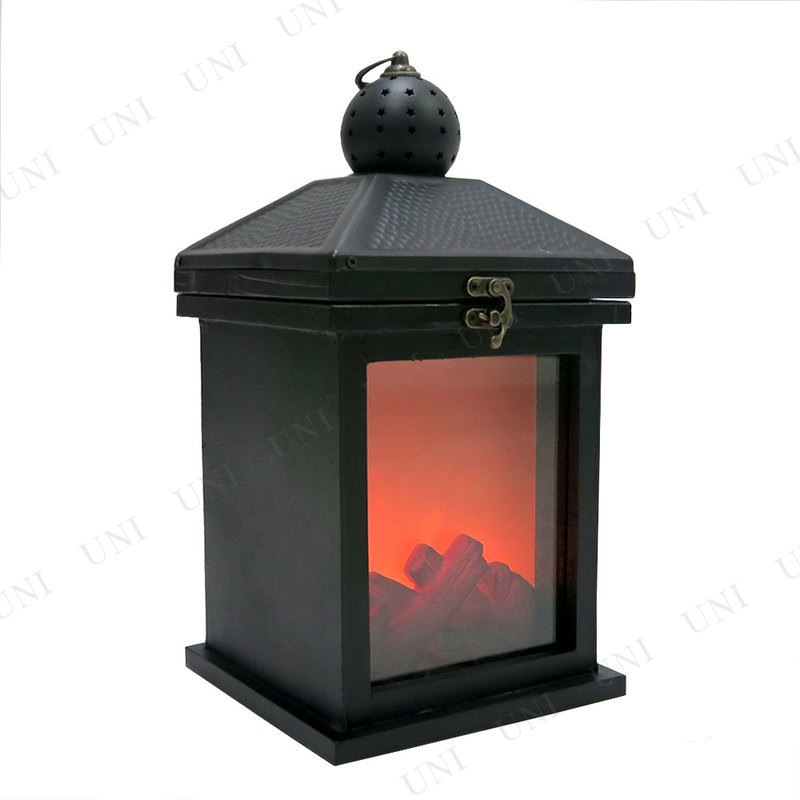 LEDフレイムランタン スリム ブラック 【 デスク スタンドライト 卓上 インテリアライト 電化製品 家電 照明器具 卓上スタンド テーブルスタンド 】