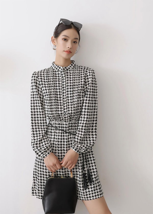 Qoo10] 2025早秋新作0815 チェック柄ワン